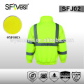 Nuevos productos invierno 2015 EN ISO impermeable impermeable de invierno seguridad reflectante advertencia chaqueta